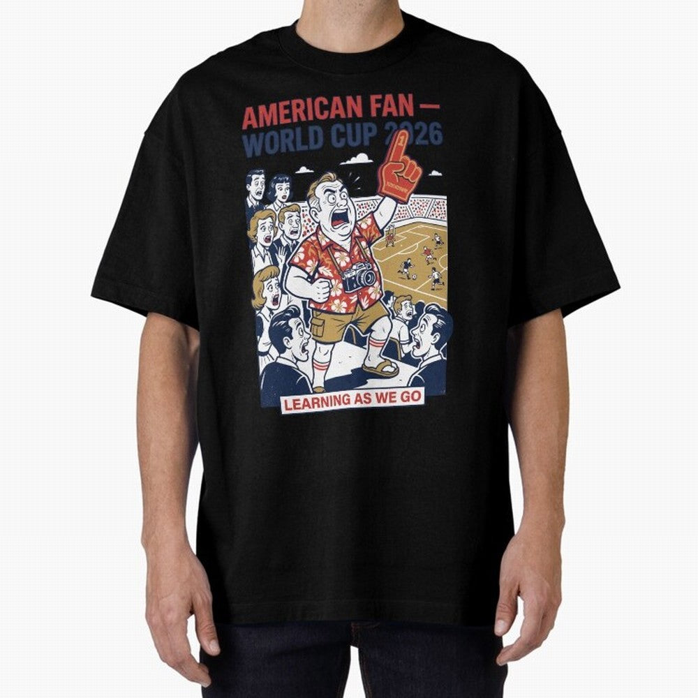 American Fan ¡ª World Cup 2026 ¡ª Learning as We Go V1 Classic T-Shirt Represent Fans Who Live for the FIFA World Cup 2026 Group Stage Journey through Messi and Cristiano Ronaldo Highlights, Germany Pride, Global Supporter Spirit, Legendary Goals,