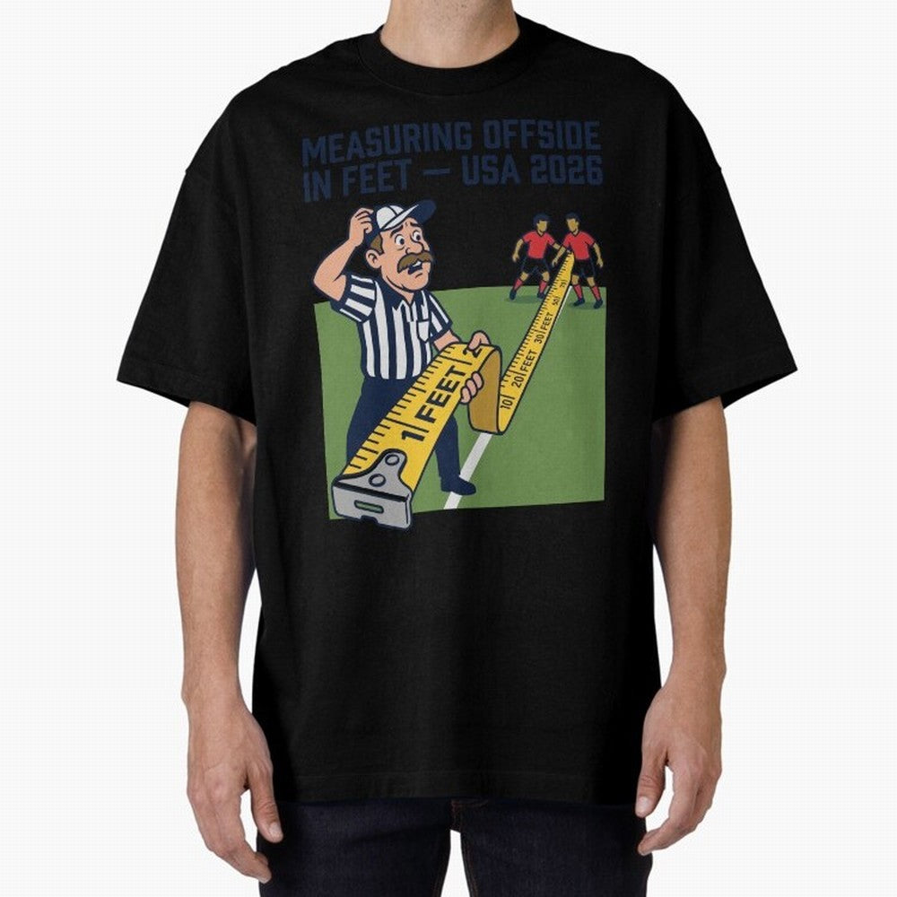 Measuring Offside in Feet ¡ª USA 2026 V3 Classic T-Shirt Build Match Day Hype around FIFA World Cup 2026 Group Stage, Messi, CR7 and Mbappe, England, Supporter Pride, Iconic Celebrations, Legendary Names and Global Match Day Energy; Perfect for