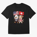 The American eagle and its friend, the Swiss calf Classic T-Shirt Represent Fans Who Live for FIFA World Cup 2026 USA Canada Mexico Made for Mbappe and Neymar, Portugal Energy, Fan Favorite Moments, National Team Passion, Big Match Drama and Soccer