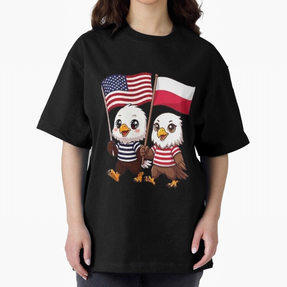The American eagle and its friend, the Polish eagle Classic T-Shirt Live for the Drama of FIFA World Cup 2026 Centered on Haaland, Brazil, Portugal and Argentina Energy, Vintage Soccer Flavor, Modern Football Stars, National Flags and Final Night