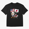 The American eagle and its friend, the Japanese crane Classic T-Shirt Remember Iconic Moments from FIFA World Cup 2026 Group Stage Spirit, Capturing Spain and Netherlands, Messi, Neymar and Mbappe, Retro Football Energy, Iconic Rivalries, Trophy