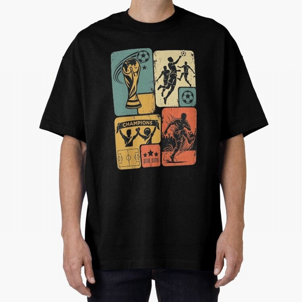Retro World Cup 2026 Soccer Champion - Vintage Aesthetic Classic Football Shirt Design for Fans and Gift Classic T-Shirt Celebrate Rivalries and Pride in FIFA World Cup 2026 USA Canada Mexico for Fans of Haaland and Portugal, Bringing Champion
