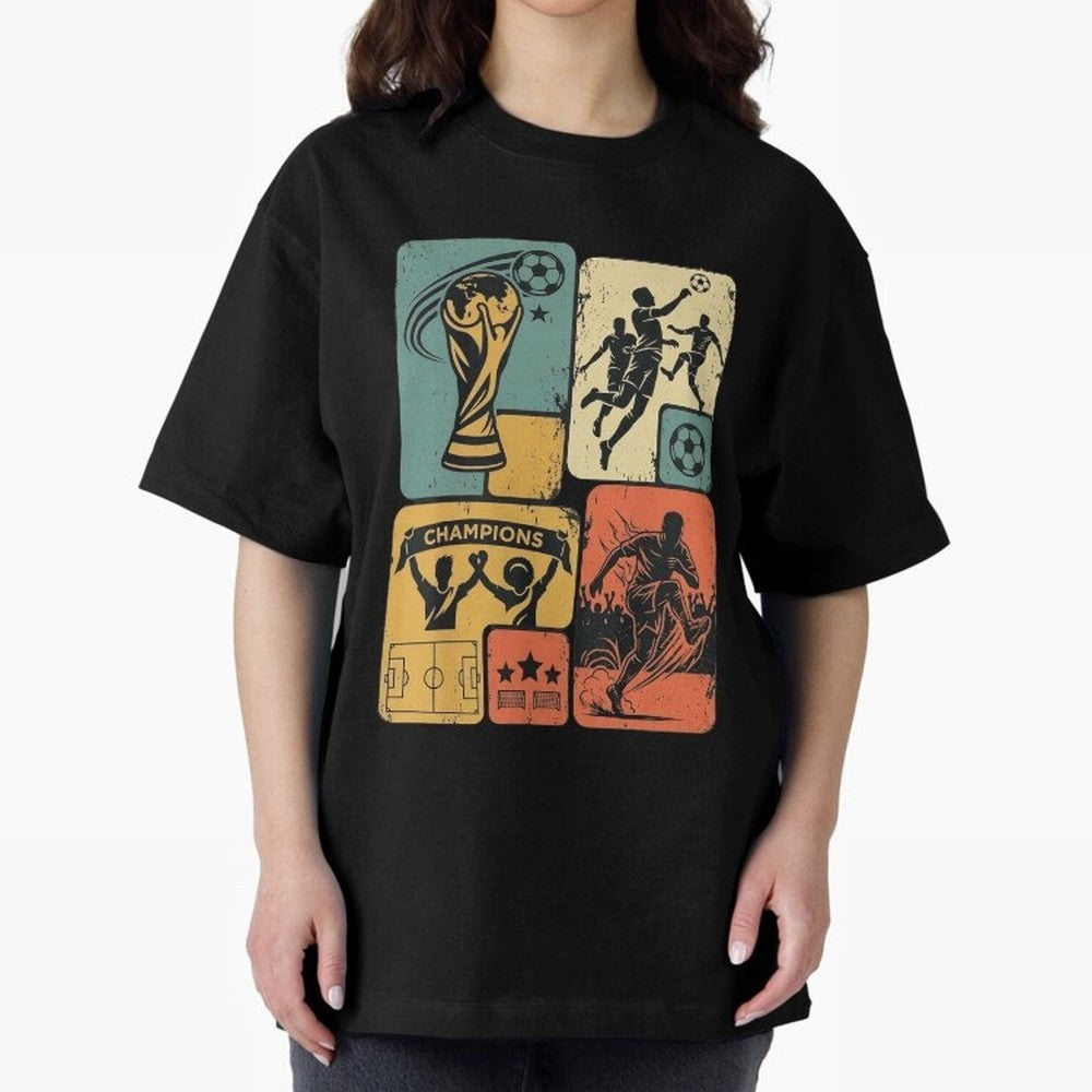 Retro World Cup 2026 Soccer Champion - Vintage Aesthetic Classic Football Shirt Design for Fans and Gift Classic T-Shirt Celebrate Rivalries and Pride in FIFA World Cup 2026 USA Canada Mexico for Fans of Haaland and Portugal, Bringing Champion
