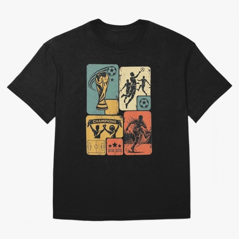 Retro World Cup 2026 Soccer Champion - Vintage Aesthetic Classic Football Shirt Design for Fans and Gift Classic T-Shirt Celebrate Rivalries and Pride in FIFA World Cup 2026 USA Canada Mexico for Fans of Haaland and Portugal, Bringing Champion