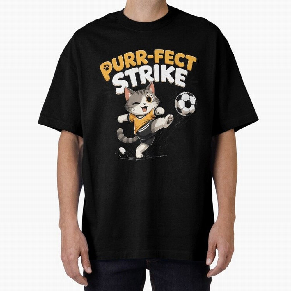 Copy of Purr-fect Strike Classic T-Shirt Feel the Roar of FIFA World Cup 2026 Group Stage for Fans of Cristiano Ronaldo and Brazil, Bringing Game Day Rituals, Football Legends, Country Pride and the Road to the Final; Created for Match Day Parties,