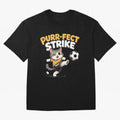 Copy of Purr-fect Strike Classic T-Shirt Feel the Roar of FIFA World Cup 2026 Group Stage for Fans of Cristiano Ronaldo and Brazil, Bringing Game Day Rituals, Football Legends, Country Pride and the Road to the Final; Created for Match Day Parties,