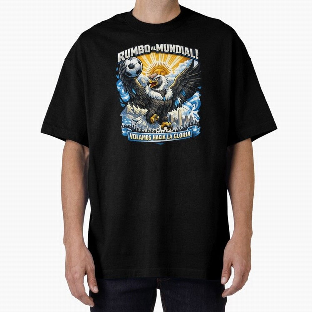 Argentina Eagle World Cup Pride Classic T-Shirt Capture Stadium Memories from Match Day Hype around FIFA World Cup 2026, Cristiano Ronaldo, Spain, Football Passion, Legendary Performances, Festival Vibes and Supporter Community; Made for Collectors