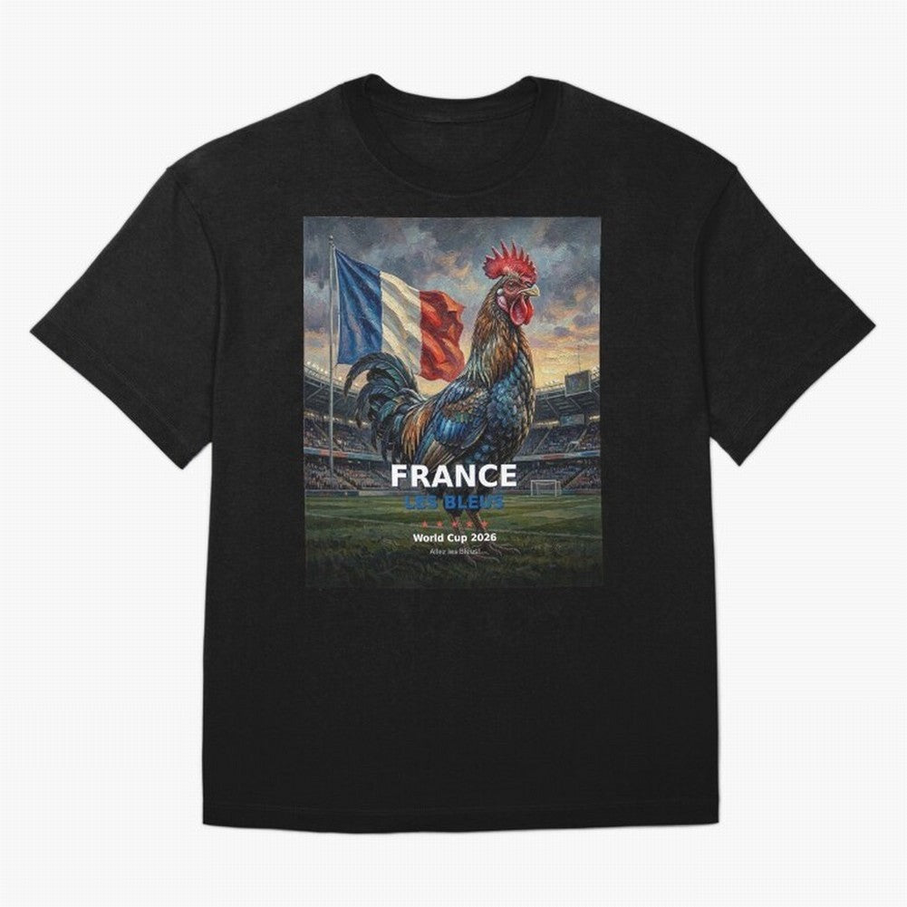 France Les Bleus - World Cup 2026 Soccer Fan Tee Classic T-Shirt Stand Out with Spirit from Match Day Hype around FIFA World Cup 2026 Group Stage, Messi, CR7 and Mbappe, England, Match Day Excitement, Supporter Culture, Golden Goals and Global