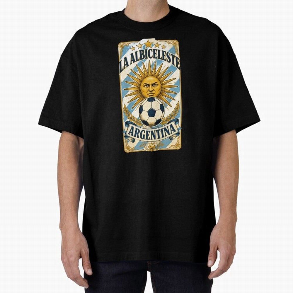 Argentina Soccer Sun - La Albiceleste Vintage Champions Football Fan T-Shirt Classic T-Shirt Celebrate Unforgettable Nights in the FIFA World Cup 2026 USA Canada Mexico Journey through CR7 Highlights, Brazil Pride, Global Supporter Spirit,