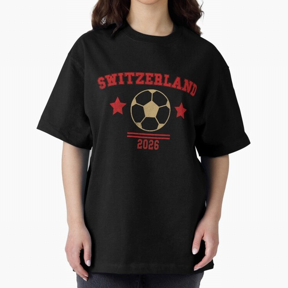 Switzerland ¡ª Vintage Soccer Tee Classic T-Shirt Remember Global Football Passion for FIFA World Cup 2026, Built around CR7 and Messi, England and Germany, Worldwide Fan Energy, Dramatic Goals, Stadium Lights and Championship Celebrations; Perfect