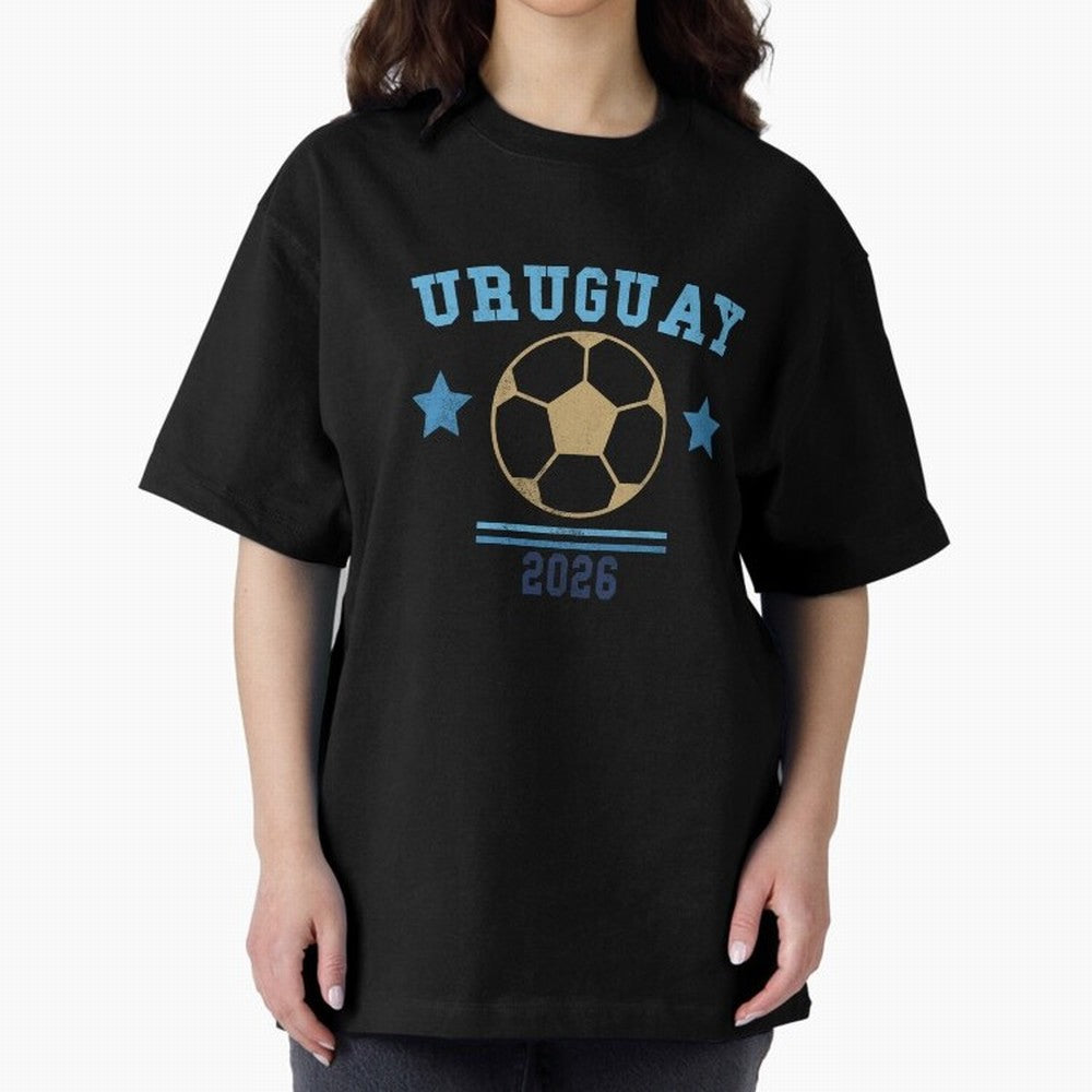 Uruguay 2026 ¡ª Vintage Soccer Tee Classic T-Shirt Bring Legendary Rivalry Energy to FIFA World Cup 2026 Group Stage for Fans of Cristiano Ronaldo and Portugal, Spain and Germany, Bringing Match Day Excitement, Supporter Culture, Golden Goals and