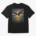 USA All The Way - American Eagle Soccer World Cup 2026 Tee Classic T-Shirt Spotlight Global Football Passion for FIFA World Cup 2026 Group Stage, Featuring Cristiano Ronaldo, Haaland and CR7, Brazil, Tournament Hype, Historic Matchups, Family