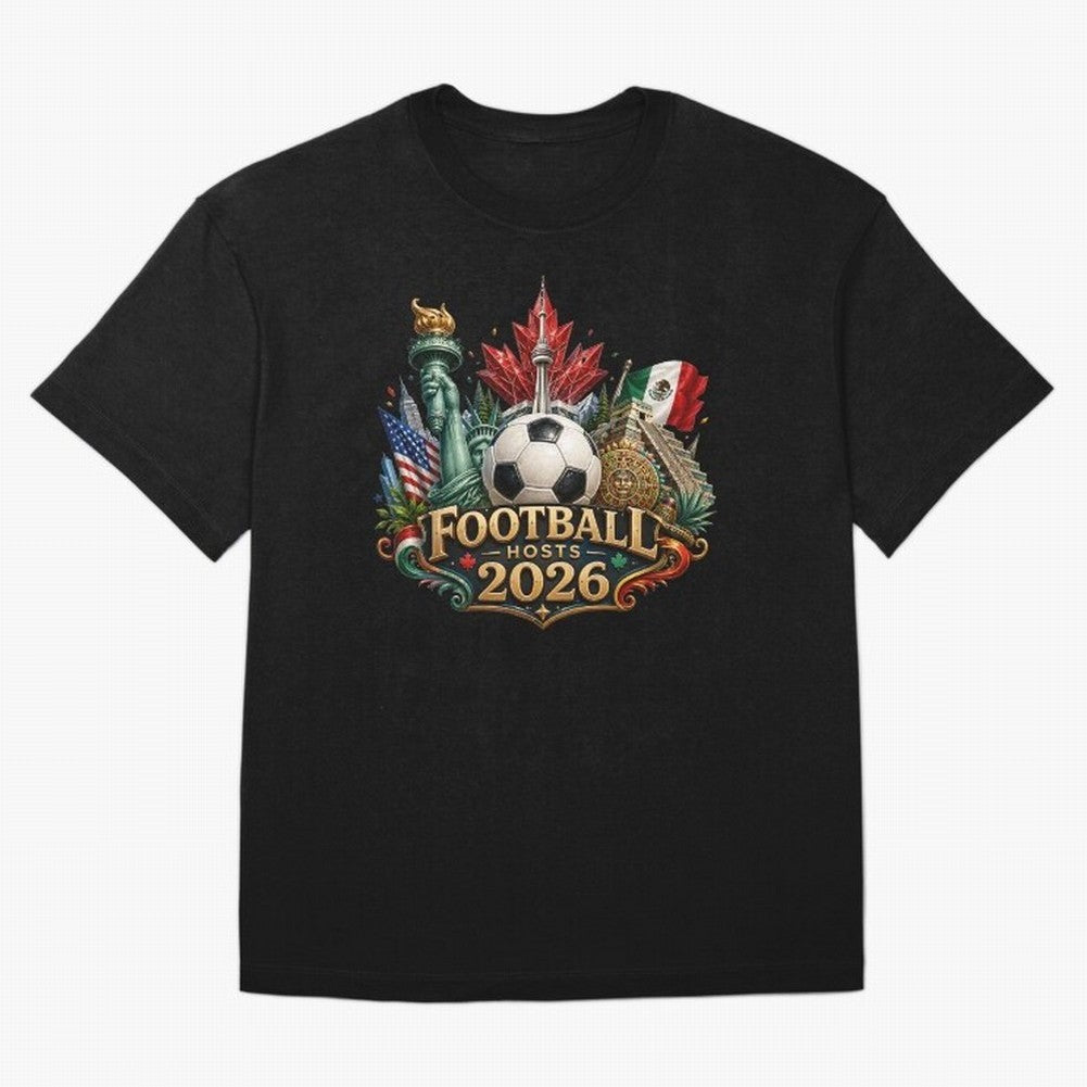 Road to 2026 USA Mexico Canada Soccer Design Classic T-Shirt Represent Fans Who Live for Match Day Hype around FIFA World Cup 2026 Group Stage, Cristiano Ronaldo, England, France and Netherlands, Tournament Hype, Historic Matchups, Family Viewing