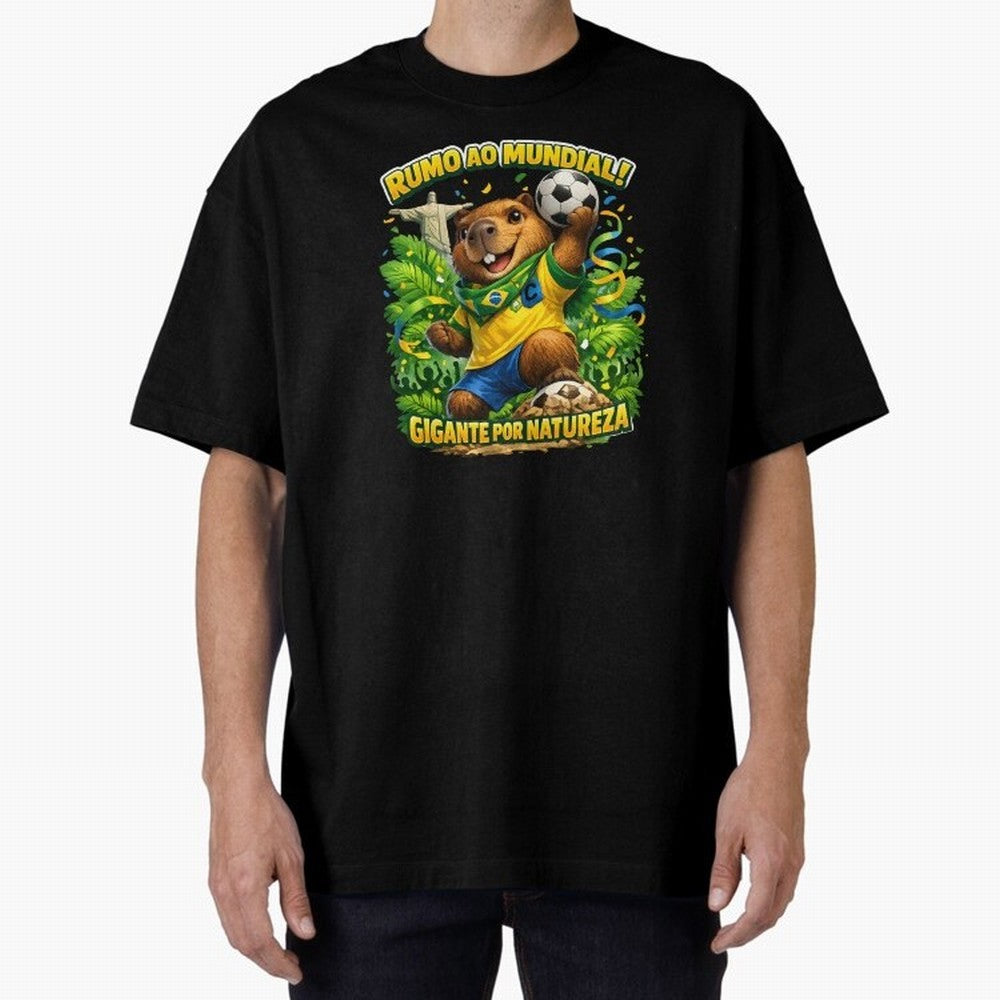 Brazil World Cup 2026 Capybara Fan Shirt Classic T-Shirt Experience Global Football Passion for FIFA World Cup 2026 USA Canada Mexico, Filled with CR7 and Messi, Germany, Football Festival Excitement, Trophy Ambitions, Country Rivalries and Star