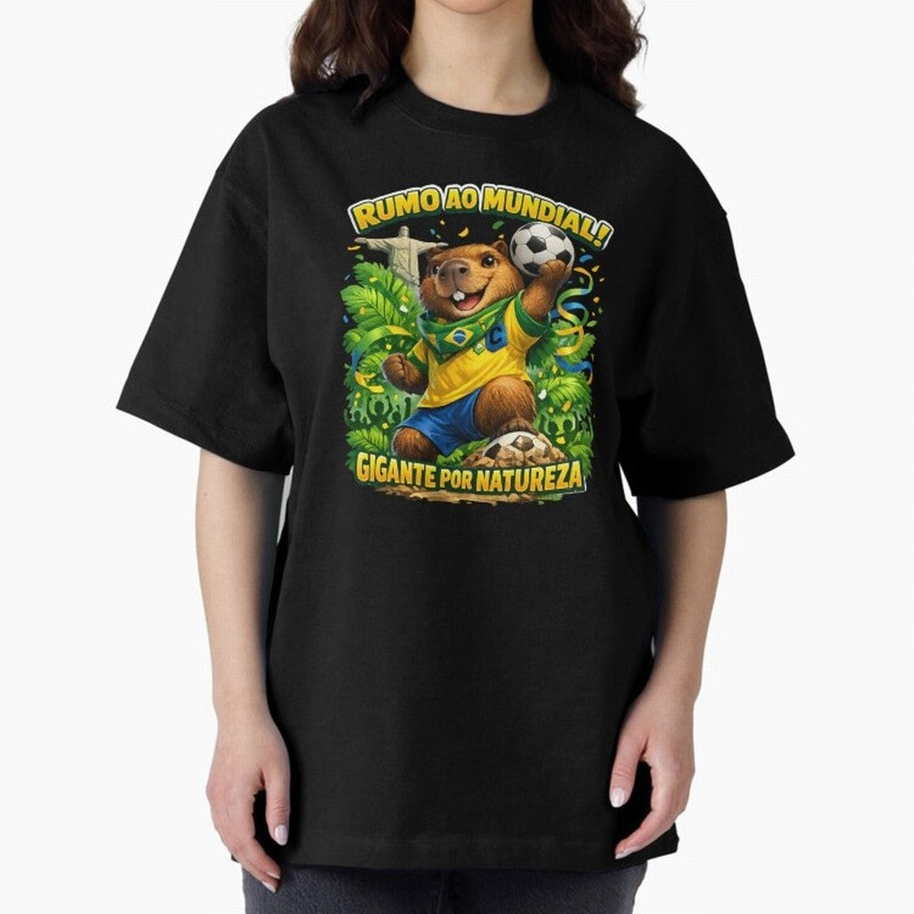 Brazil World Cup 2026 Capybara Fan Shirt Classic T-Shirt Experience Global Football Passion for FIFA World Cup 2026 USA Canada Mexico, Filled with CR7 and Messi, Germany, Football Festival Excitement, Trophy Ambitions, Country Rivalries and Star