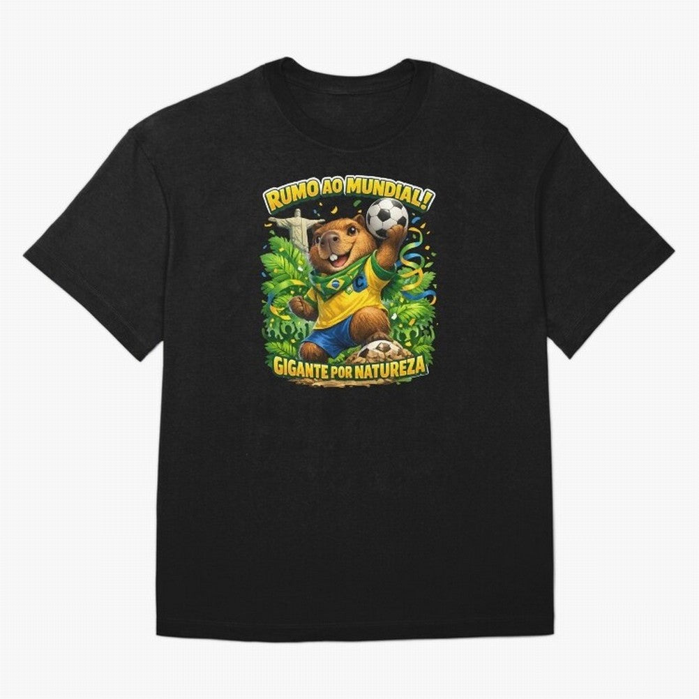 Brazil World Cup 2026 Capybara Fan Shirt Classic T-Shirt Experience Global Football Passion for FIFA World Cup 2026 USA Canada Mexico, Filled with CR7 and Messi, Germany, Football Festival Excitement, Trophy Ambitions, Country Rivalries and Star
