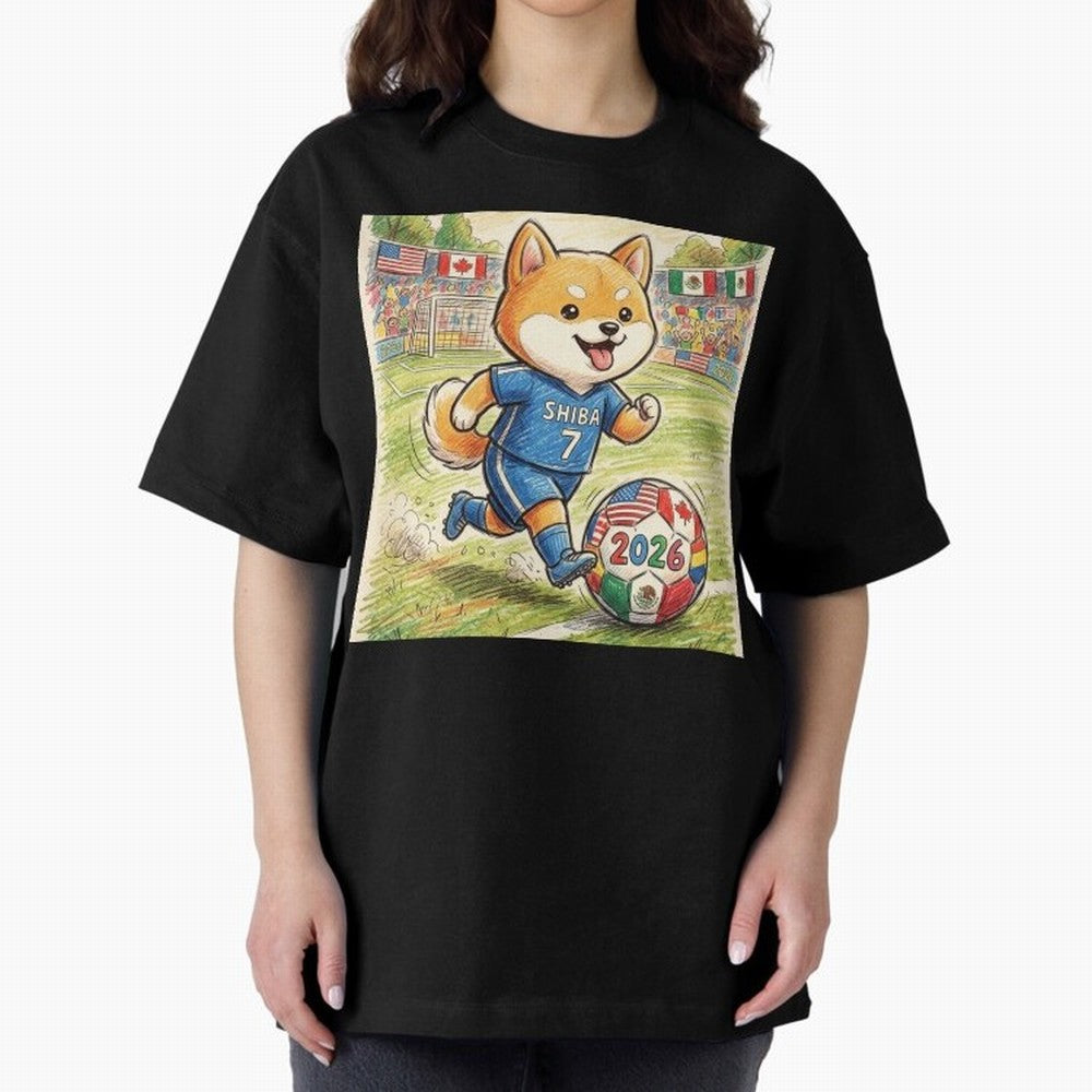 2026 World Cup Shiba Inu Ace #7 - Stadium Action Art Classic T-Shirt Bring Home FIFA World Cup 2026 for Fans of Messi, CR7 and Mbappe and France and Portugal, Bringing Worldwide Fan Energy, Dramatic Goals, Stadium Lights and Championship