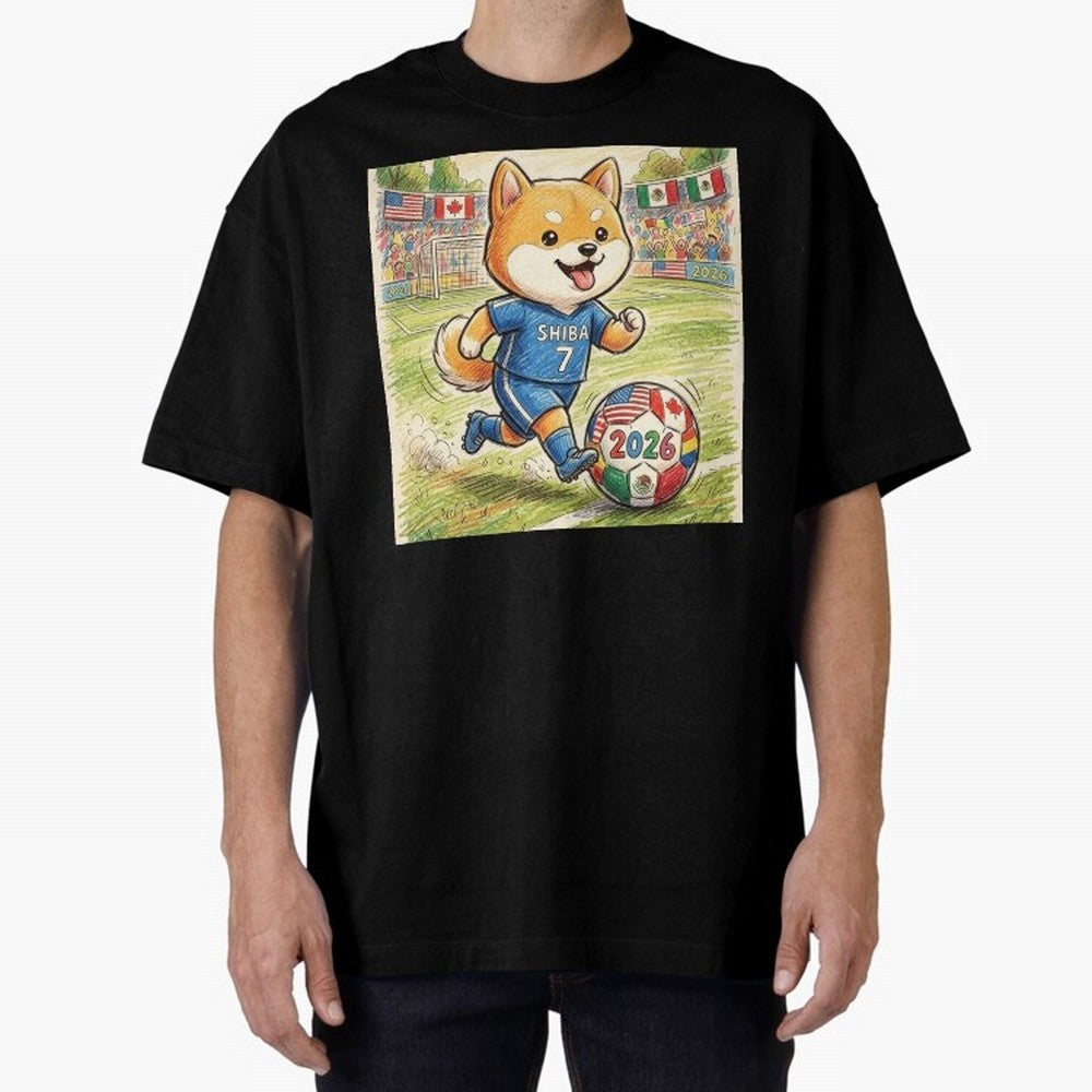 2026 World Cup Shiba Inu Ace #7 - Stadium Action Art Classic T-Shirt Bring Home FIFA World Cup 2026 for Fans of Messi, CR7 and Mbappe and France and Portugal, Bringing Worldwide Fan Energy, Dramatic Goals, Stadium Lights and Championship