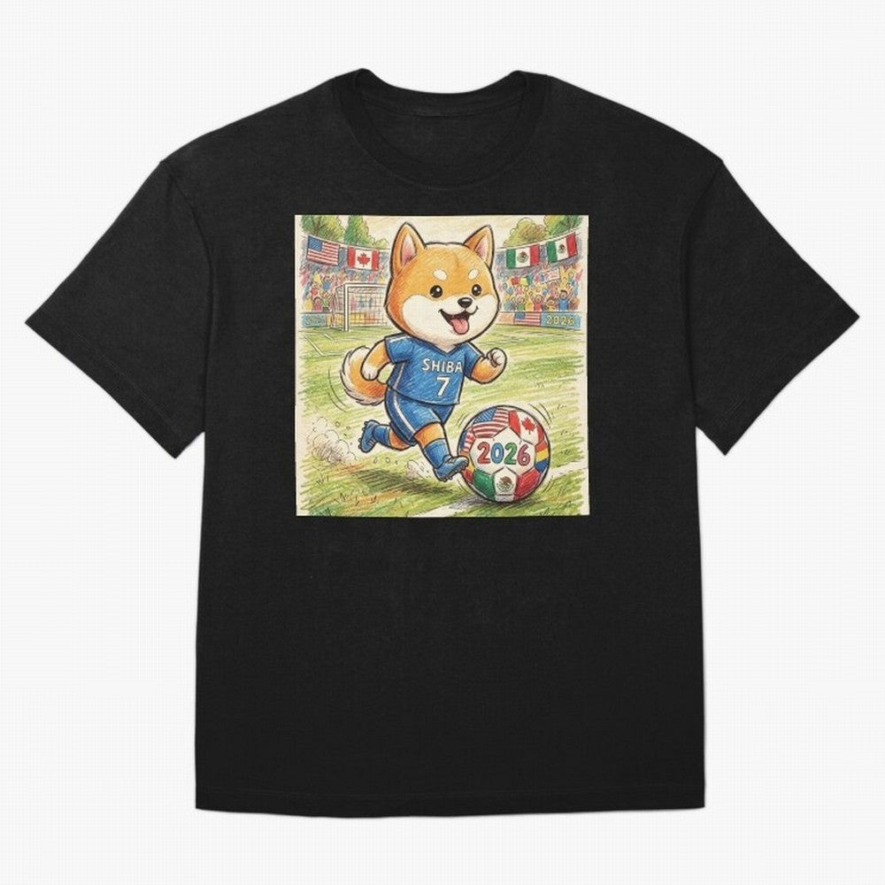 2026 World Cup Shiba Inu Ace #7 - Stadium Action Art Classic T-Shirt Bring Home FIFA World Cup 2026 for Fans of Messi, CR7 and Mbappe and France and Portugal, Bringing Worldwide Fan Energy, Dramatic Goals, Stadium Lights and Championship