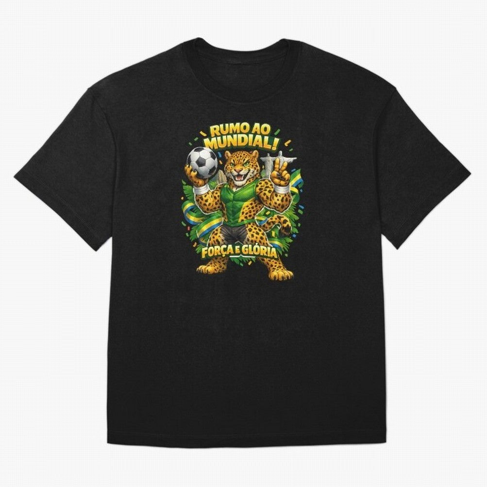 Brazil World Cup 2026 Jaguar Fan Art Classic T-Shirt Celebrate Golden Goal Energy in FIFA World Cup 2026 for Fans of Haaland and Netherlands, Bringing Championship Spirit, Famous Goals, Roaring Crowds and International Football Unity; Built for