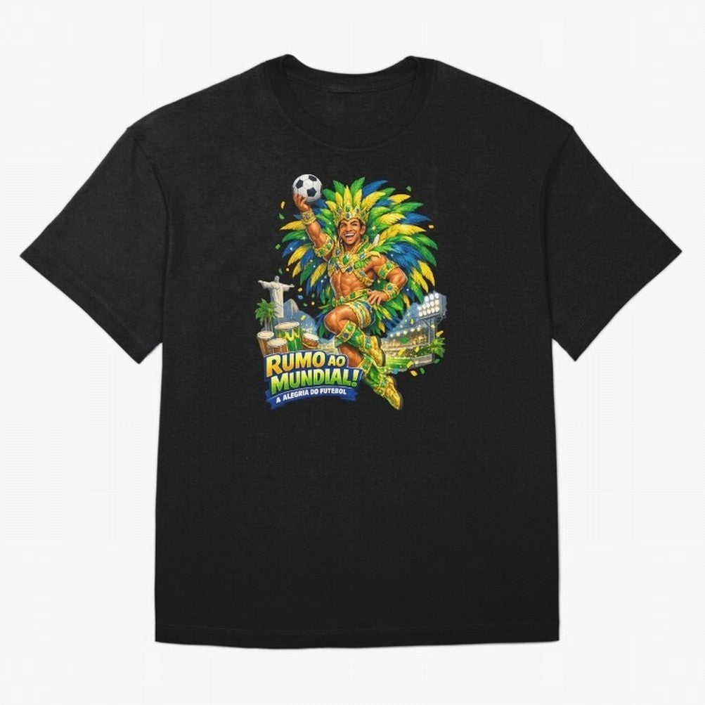 Brazil World Cup 2026 Carnival Fan Art Classic T-Shirt Show Love for Legendary Goals in FIFA World Cup 2026 Inspired by CR7, Brazil, Portugal and Argentina Energy, Match Day Excitement, Supporter Culture, Golden Goals and Global Football Passion;