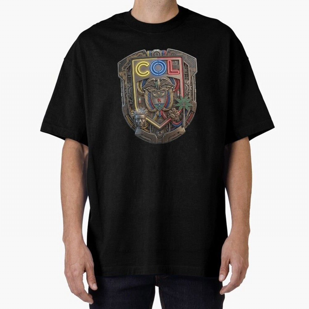 Feel the passion of Colombia with this dynamic Shield and soccer player design Classic T-Shirt Relive Legendary Nights from the FIFA World Cup 2026 USA Canada Mexico Journey through Haaland and Mbappe Highlights, Portugal, Spain and Germany Pride,