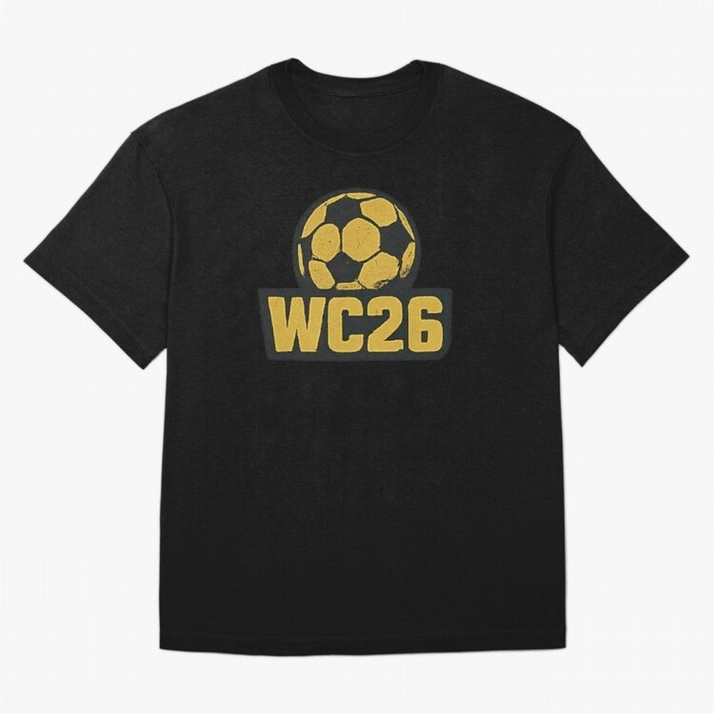 WC26 Soccer Ball Vintage Football Fan Design Classic T-Shirt Share the Excitement of Global Football Passion for FIFA World Cup 2026, Filled with Messi, CR7 and Mbappe, Spain and Netherlands, Supporter Pride, Iconic Celebrations, Legendary Names