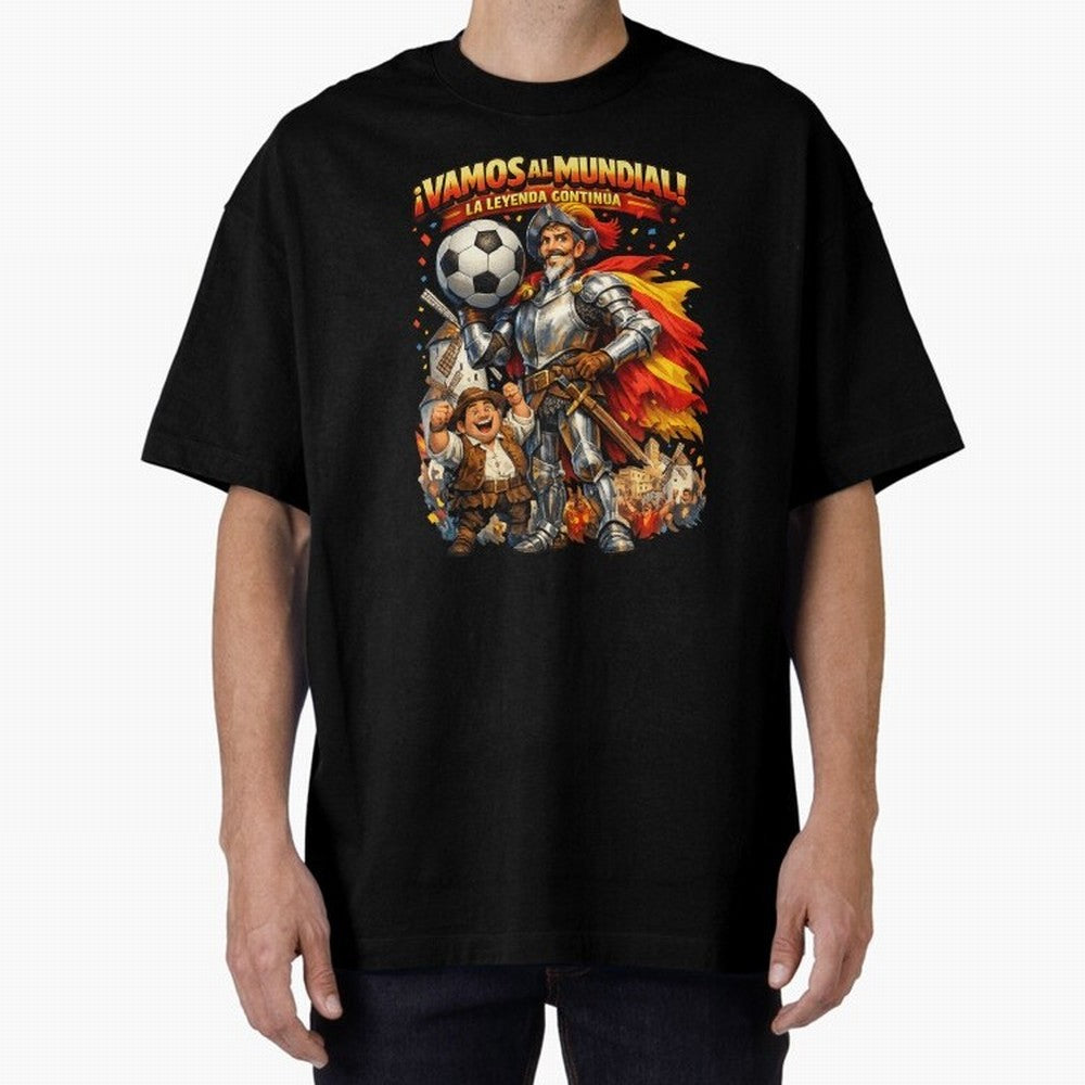 Spain World Cup 2026 Don Quixote Fan Shirt Classic T-Shirt Upgrade the FIFA World Cup 2026 USA Canada Mexico Journey through Cristiano Ronaldo Highlights, England and Germany Pride, Football Passion, Legendary Performances, Festival Vibes and