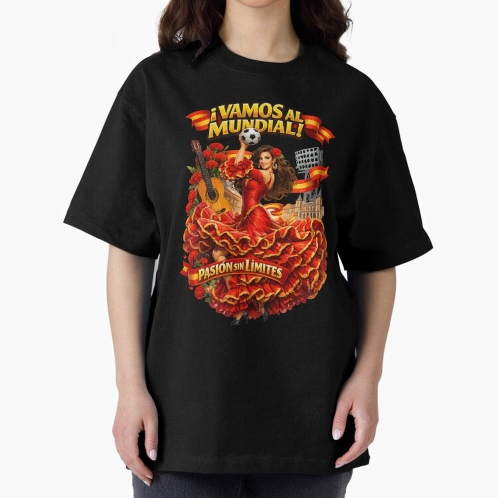 Spanish Flamenco Football Fan Shirt ¨C Unique World Cup 2026 Supporter Design Classic T-Shirt Unlock the FIFA World Cup 2026 Group Stage Journey through Haaland and Mbappe Highlights, Portugal, Spain and Germany Pride, Retro Football Energy, Iconic