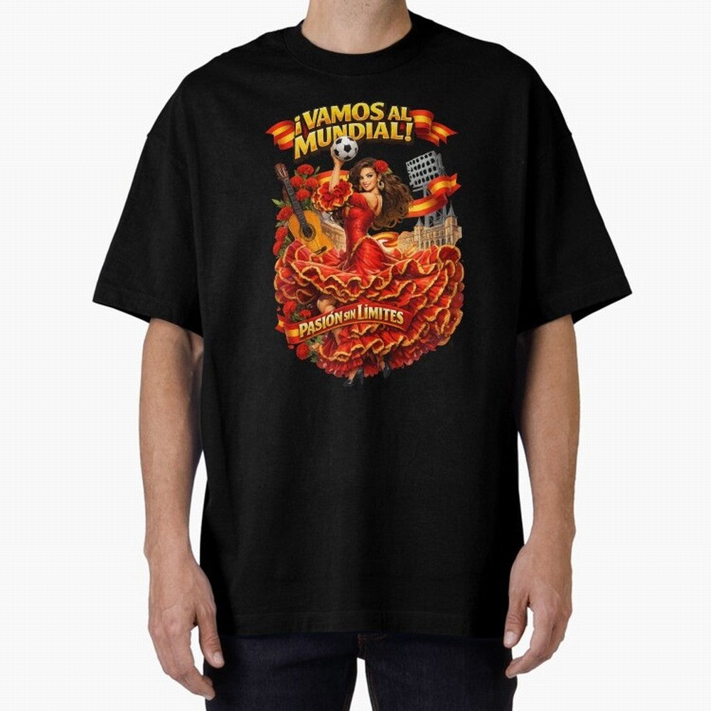 Spanish Flamenco Football Fan Shirt ¨C Unique World Cup 2026 Supporter Design Classic T-Shirt Unlock the FIFA World Cup 2026 Group Stage Journey through Haaland and Mbappe Highlights, Portugal, Spain and Germany Pride, Retro Football Energy, Iconic