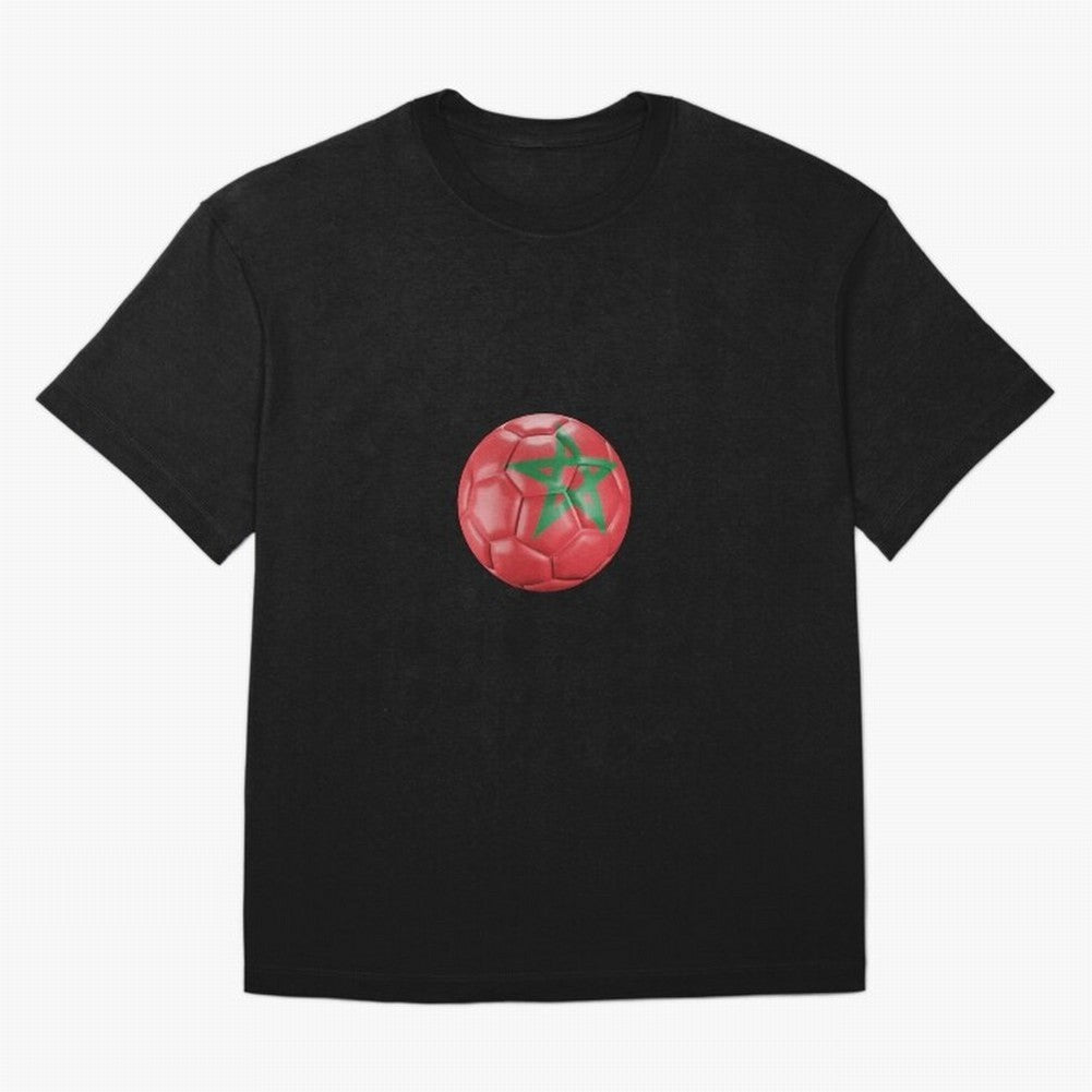 Morocco Ball Classic T-Shirt Follow Every Goal of Match Day Hype around FIFA World Cup 2026 Group Stage, Mbappe and Neymar, Portugal, Football History, Final Match Energy, Crowd Noise and Once in a Lifetime Moments; Ideal for Passionate Fans Who