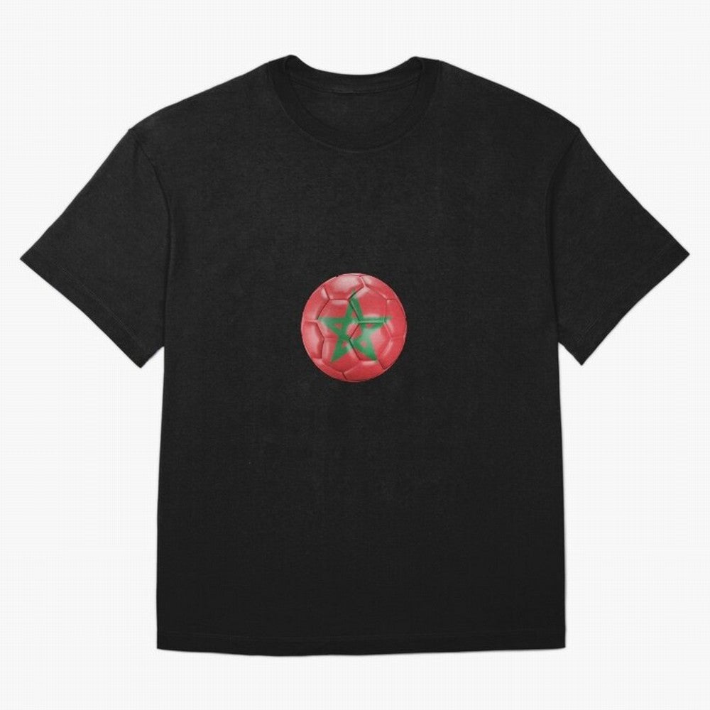 Morocco Ball Classic T-Shirt Remember FIFA World Cup 2026 for Fans of Haaland and Spain, Bringing Football History, Final Match Energy, Crowd Noise and Once in a Lifetime Moments; Perfect for Supporters Who Want Bold Football Energy, Global Pride