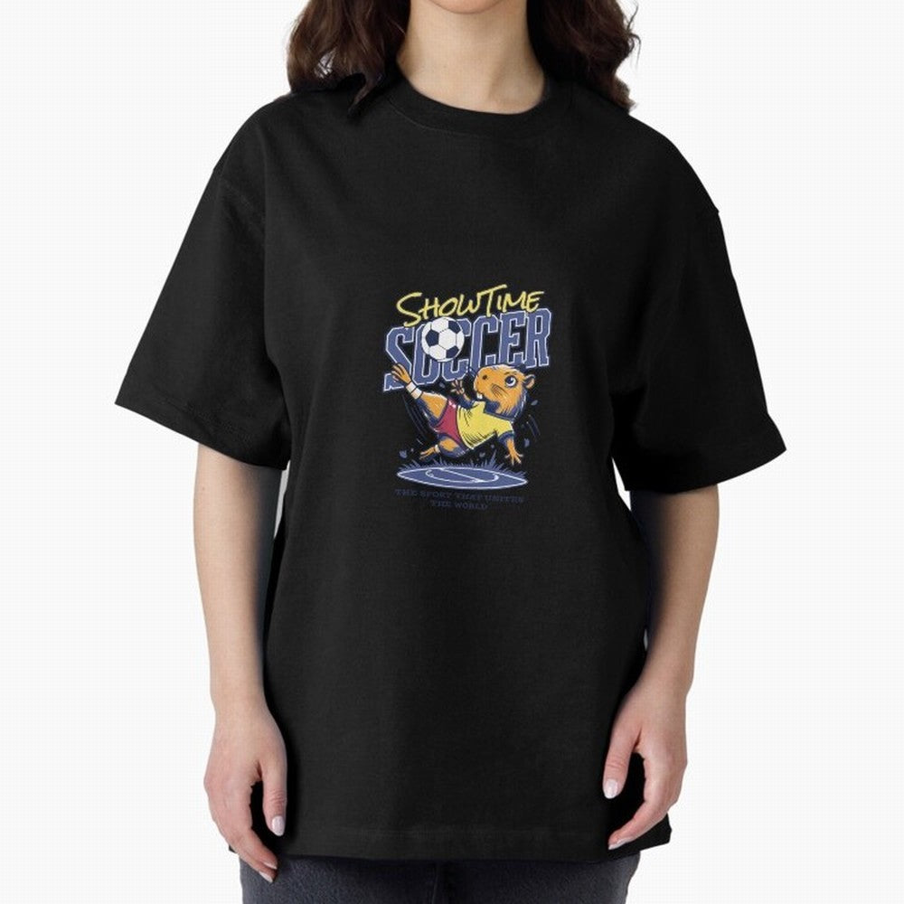 Capybara Soccer Showdown - Showtime World Cup Classic T-Shirt Make the Season About FIFA World Cup 2026 USA Canada Mexico Spirit, with France, Haaland and Mbappe, Vintage Soccer Flavor, Modern Football Stars, National Flags and Final Night Emotion;