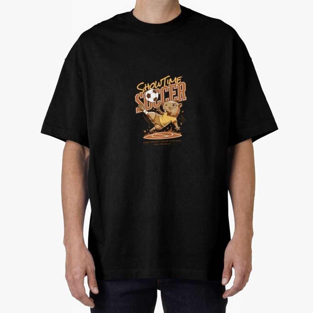 Capybara Playing Soccer Football Vibes Classic T-Shirt Bring World Football Passion into Match Day Hype around FIFA World Cup 2026 USA Canada Mexico, CR7, Portugal, Worldwide Fan Energy, Dramatic Goals, Stadium Lights and Championship Celebrations;