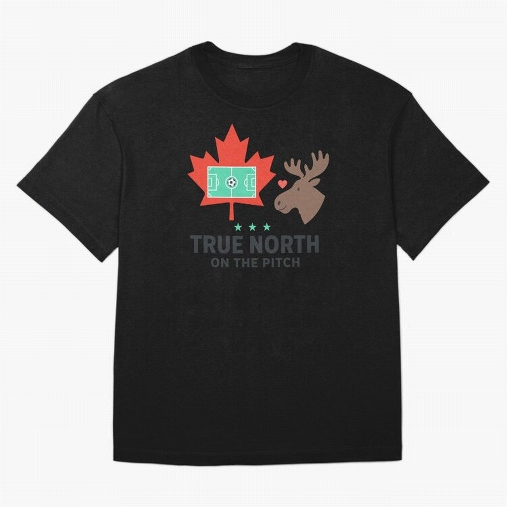 True North on the Pitch Classic T-Shirt Celebrate Soccer Greatness during FIFA World Cup 2026 Group Stage Featuring Messi and Cristiano Ronaldo, Argentina and Brazil Energy, Worldwide Fan Energy, Dramatic Goals, Stadium Lights and Championship