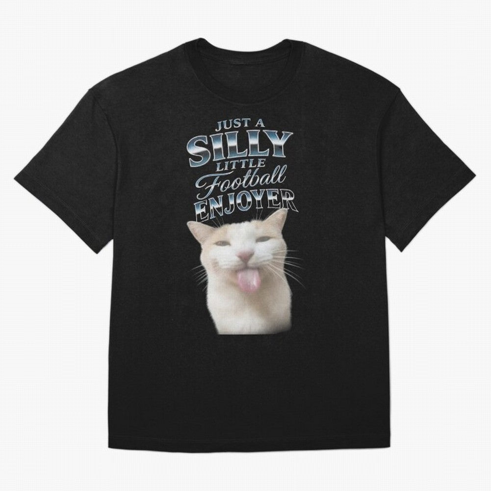 Just A Silly Football Enjoyer World Cup 2026 USA Meme Soccer Classic T-Shirt Cheer through Every Moment of the FIFA World Cup 2026 USA Canada Mexico Journey through Mbappe and Neymar Highlights, Spain and Netherlands Pride, Retro Football Energy,