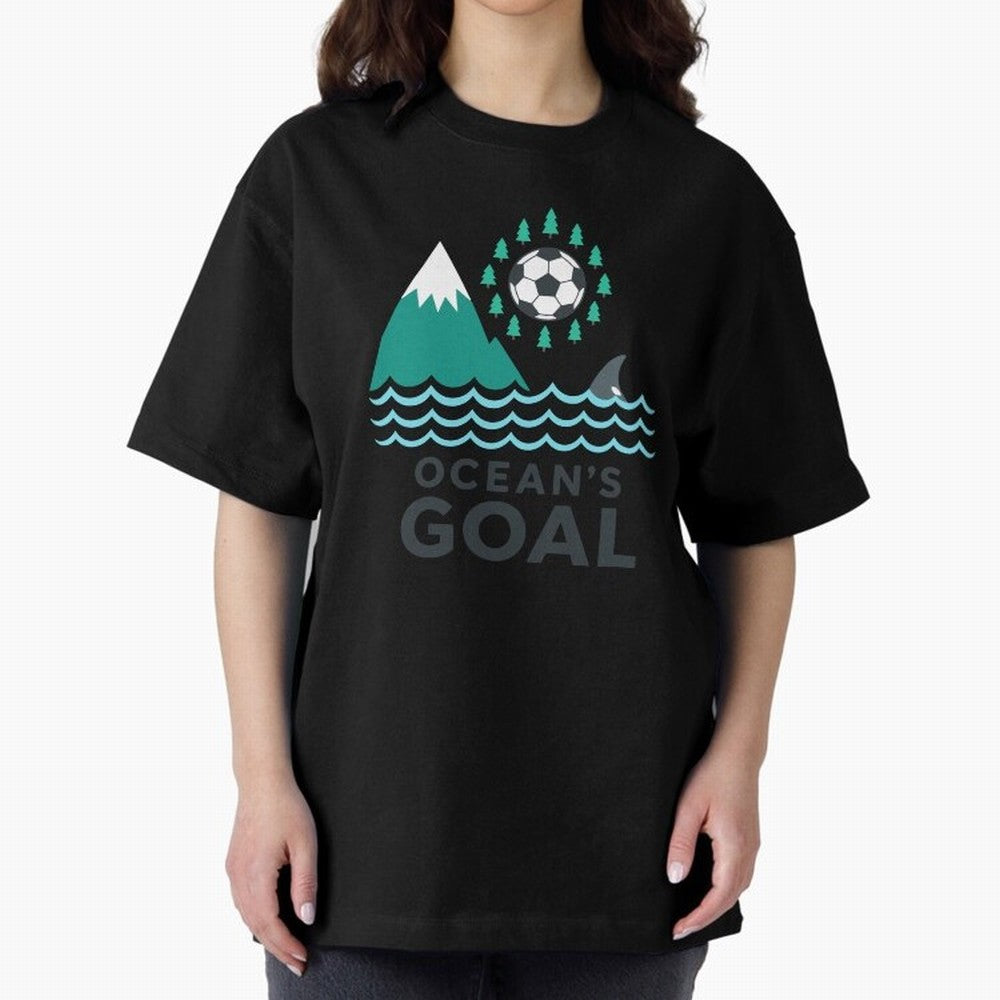 Ocean's Goal Classic T-Shirt Make Memories around Match Day Hype around FIFA World Cup 2026 Group Stage, CR7 and Messi, France, Game Day Rituals, Football Legends, Country Pride and the Road to the Final; Great for Supporters Who Love Legendary