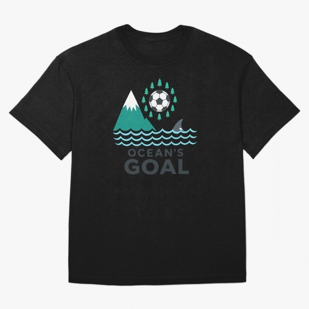 Ocean's Goal Classic T-Shirt Make Memories around Match Day Hype around FIFA World Cup 2026 Group Stage, CR7 and Messi, France, Game Day Rituals, Football Legends, Country Pride and the Road to the Final; Great for Supporters Who Love Legendary