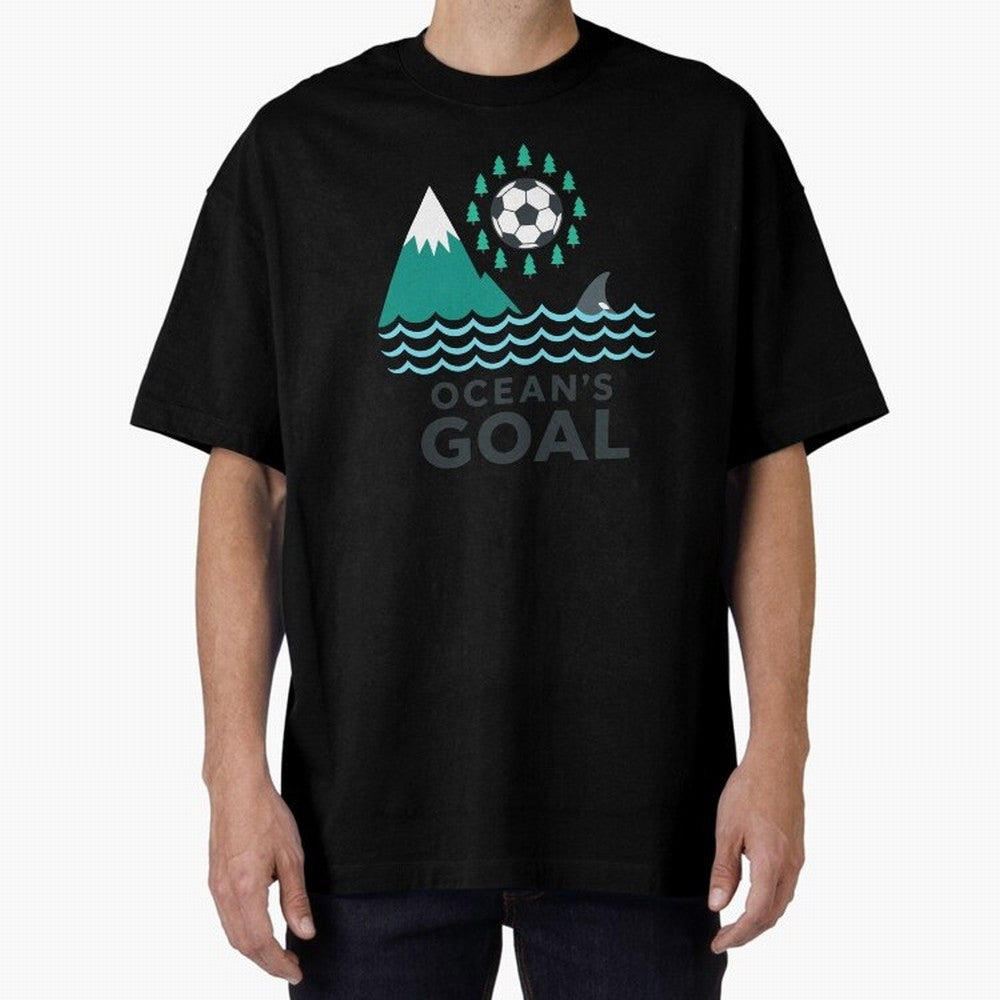 Ocean's Goal Classic T-Shirt Make Memories around Match Day Hype around FIFA World Cup 2026 Group Stage, CR7 and Messi, France, Game Day Rituals, Football Legends, Country Pride and the Road to the Final; Great for Supporters Who Love Legendary