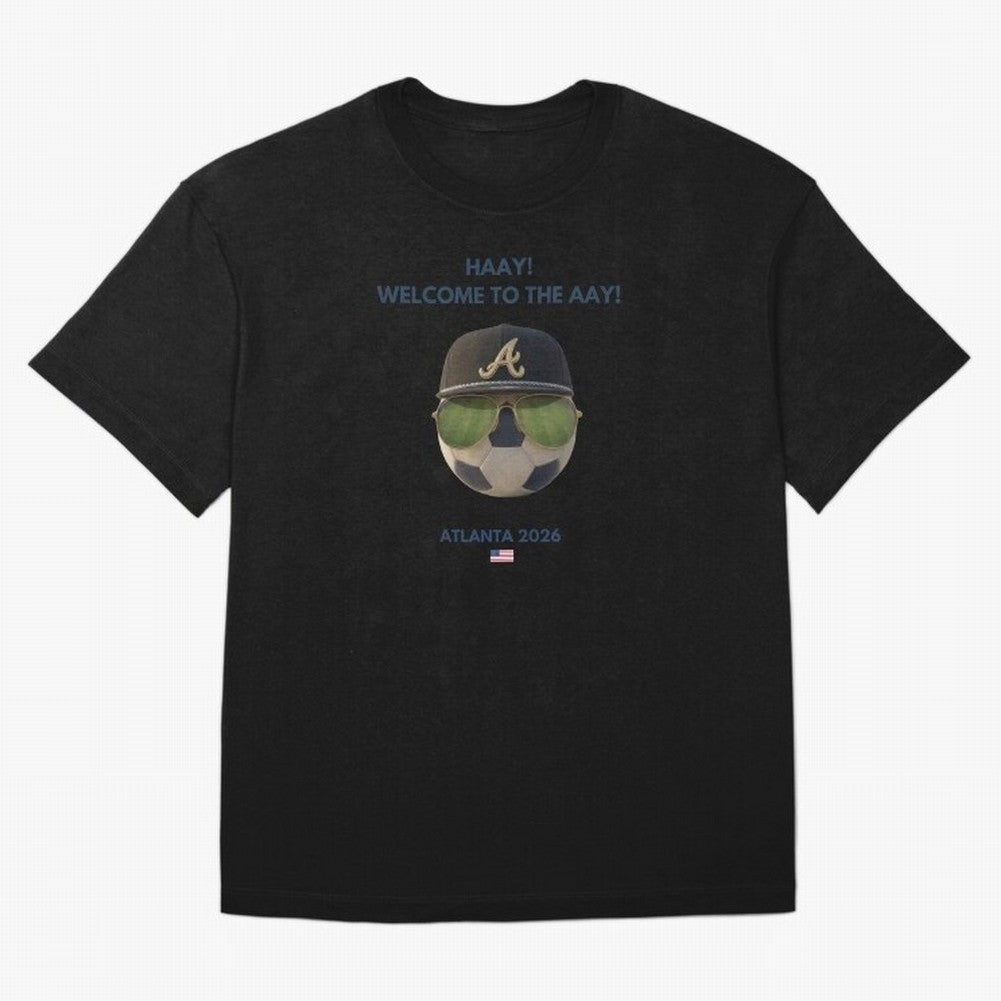 WC26 Hosting City: Atlanta | Fun and Smart Soccer Fan Gear Classic T-Shirt Back the Journey through the FIFA World Cup 2026 Journey through Cristiano Ronaldo Highlights, Argentina, France and Brazil Pride, Fan Favorite Moments, National Team