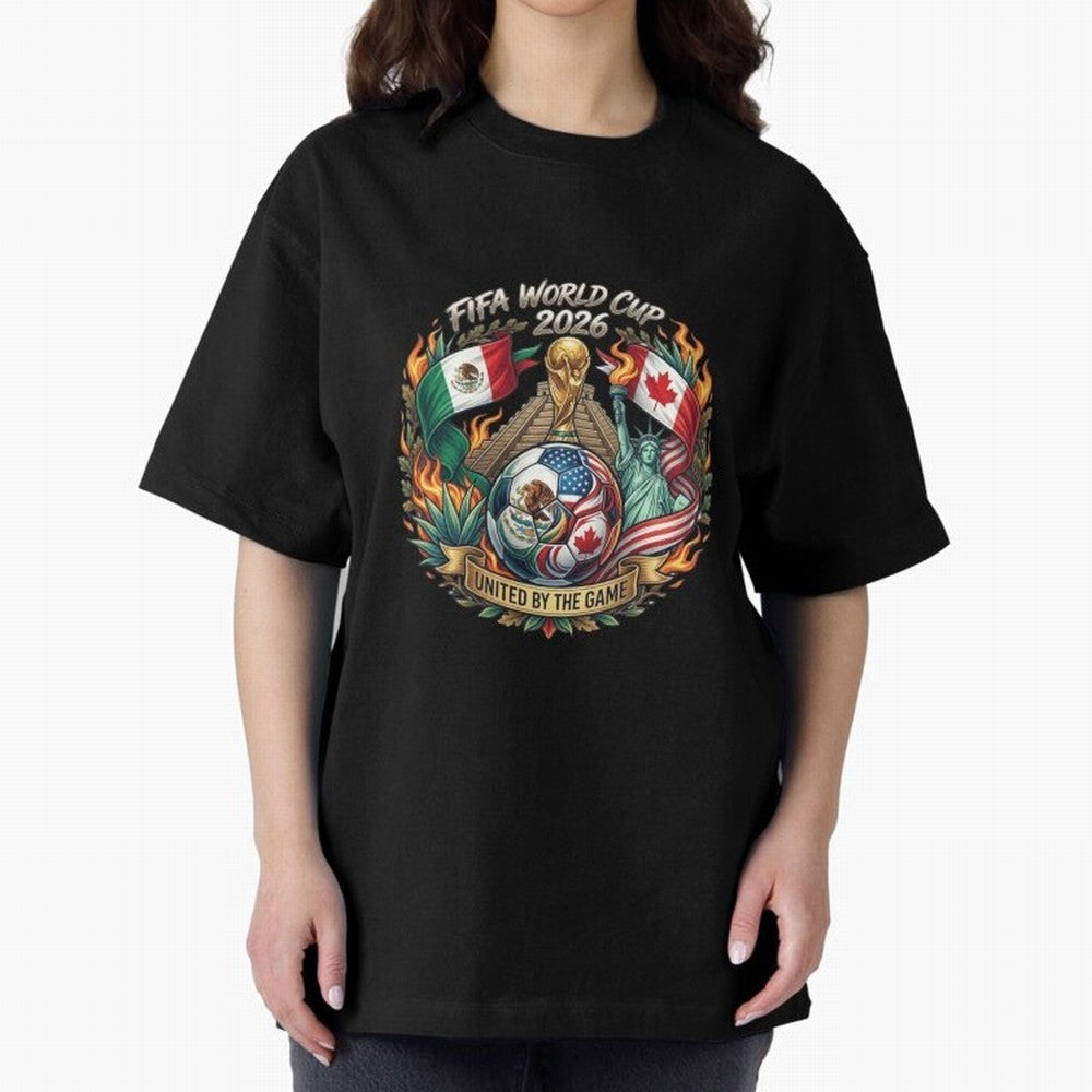 United By The Game 2026 Art Classic T-Shirt Show Passion for the Stars of Match Day Hype around FIFA World Cup 2026 Group Stage, Haaland, England and Germany, Stadium Memories, Football Loyalty, International Chants and Championship Tradition;