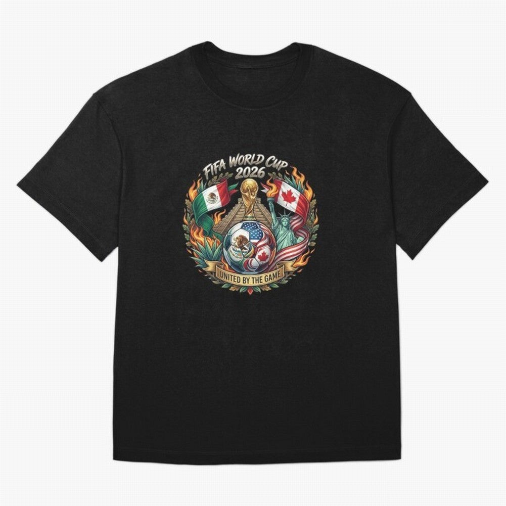 United By The Game 2026 Art Classic T-Shirt Show Passion for the Stars of Match Day Hype around FIFA World Cup 2026 Group Stage, Haaland, England and Germany, Stadium Memories, Football Loyalty, International Chants and Championship Tradition;
