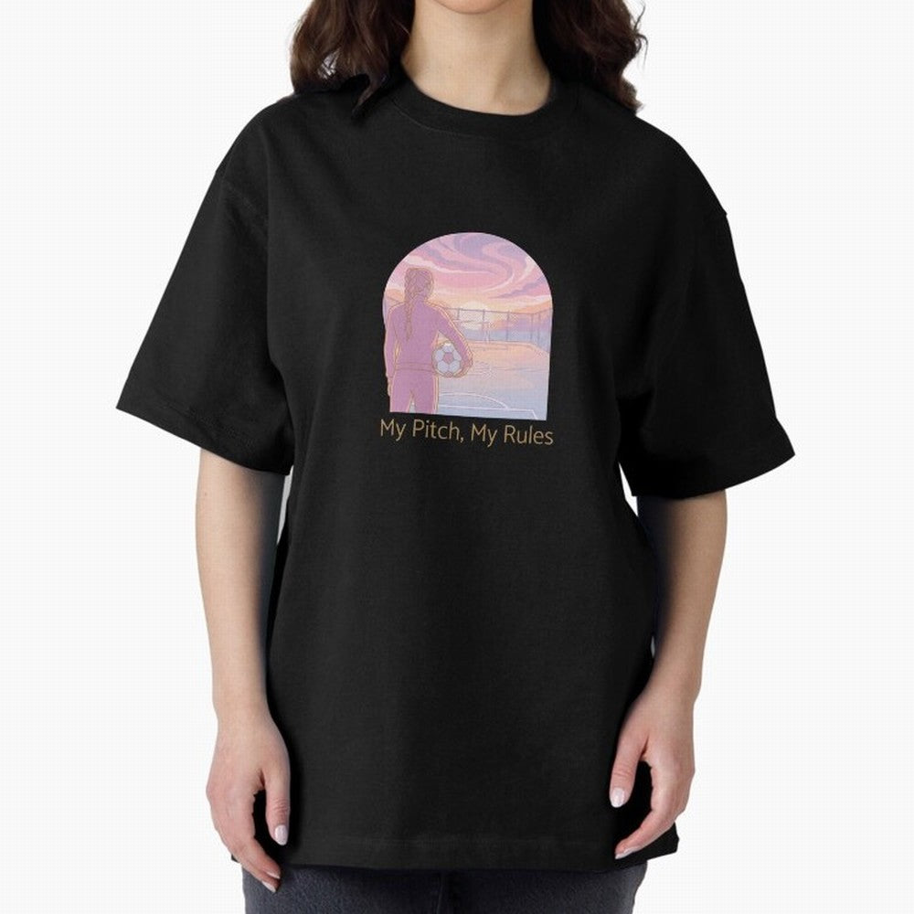My Pitch My Rules Female Soccer Empowerment Classic T-Shirt Celebrate Match Day Hype around FIFA World Cup 2026 USA Canada Mexico, Messi and Cristiano Ronaldo, France and Portugal, Game Day Rituals, Football Legends, Country Pride and the Road to