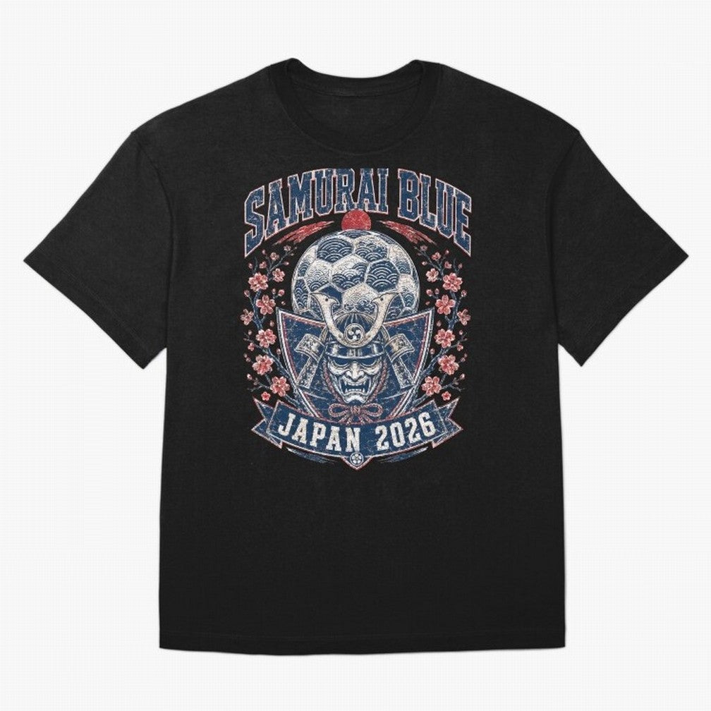 Samurai Blue Japan 2026 World Cup Soccer T-Shirt Classic T-Shirt Make Every Match About Match Day Hype around FIFA World Cup 2026, Mbappe, France, Football Festival Excitement, Trophy Ambitions, Country Rivalries and Star Player Buzz; Made for Die