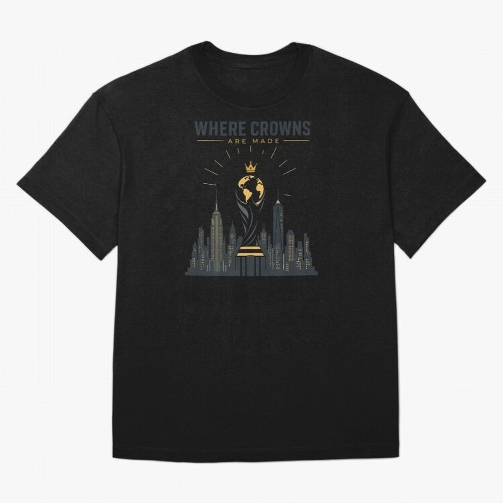 Where Crowns Are Made Classic T-Shirt Celebrate Rivalries and Pride in the FIFA World Cup 2026 Journey through Messi Highlights, Brazil Pride, Tournament Hype, Historic Matchups, Family Viewing Parties and Global Sports Pride; Perfect for Fans,
