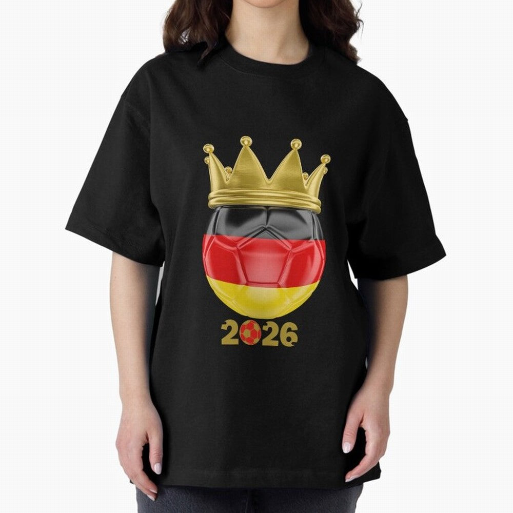 Germany Football Champion Crown 2026 Classic T-Shirt Follow the Final Road of the FIFA World Cup 2026 Group Stage Journey through Neymar Highlights, Brazil Pride, Soccer Culture, Superstar Moments, National Team Dreams and Competitive Fire; Ideal