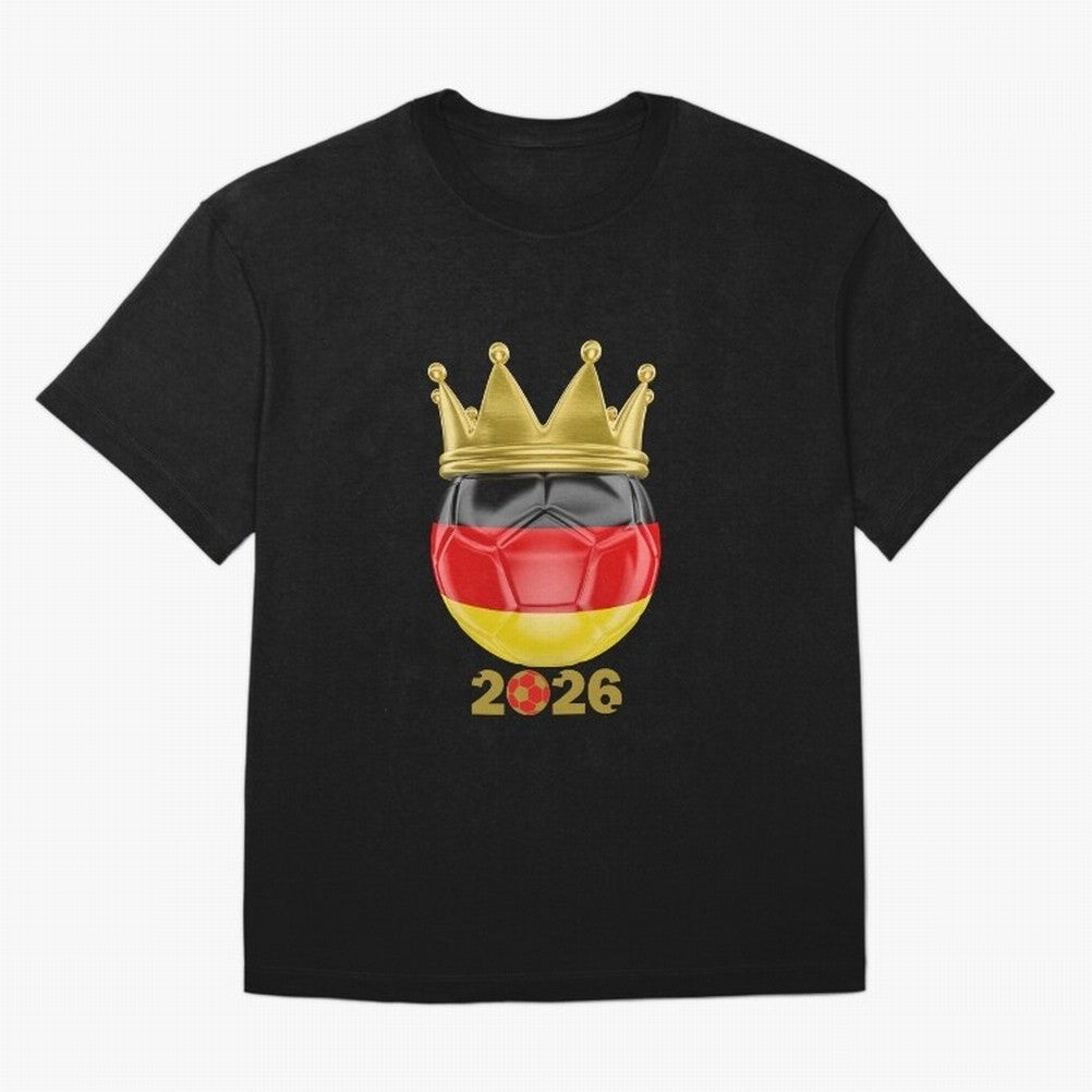 Germany Football Champion Crown 2026 Classic T-Shirt Follow the Final Road of the FIFA World Cup 2026 Group Stage Journey through Neymar Highlights, Brazil Pride, Soccer Culture, Superstar Moments, National Team Dreams and Competitive Fire; Ideal