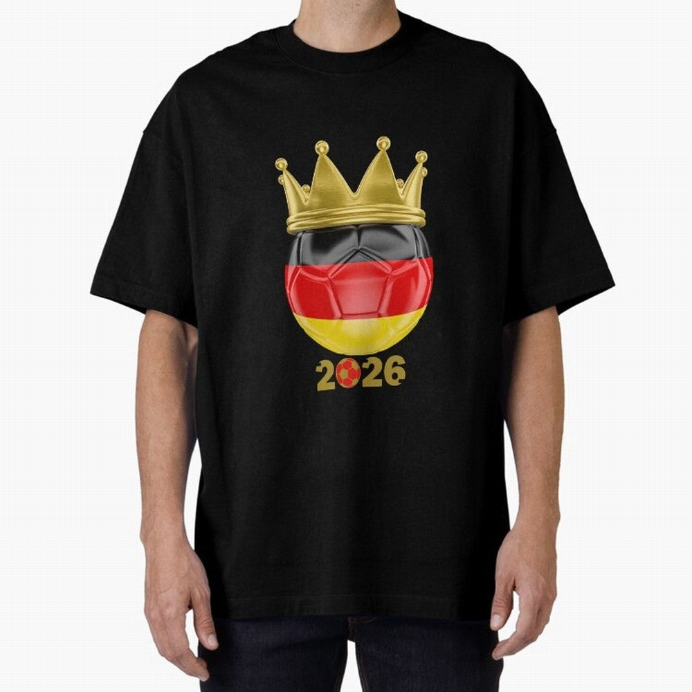 Germany Football Champion Crown 2026 Classic T-Shirt Follow the Final Road of the FIFA World Cup 2026 Group Stage Journey through Neymar Highlights, Brazil Pride, Soccer Culture, Superstar Moments, National Team Dreams and Competitive Fire; Ideal