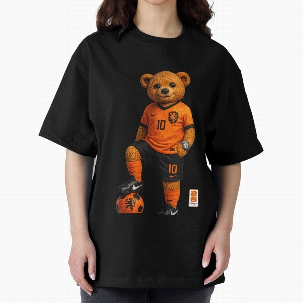 Netherlands Soccer Bear World Cup Teddy Bear Classic T-Shirt Honor the Football Icons of FIFA World Cup 2026 Group Stage Spirit, Filled with England and Germany, Haaland and Mbappe, Fan Favorite Moments, National Team Passion, Big Match Drama and