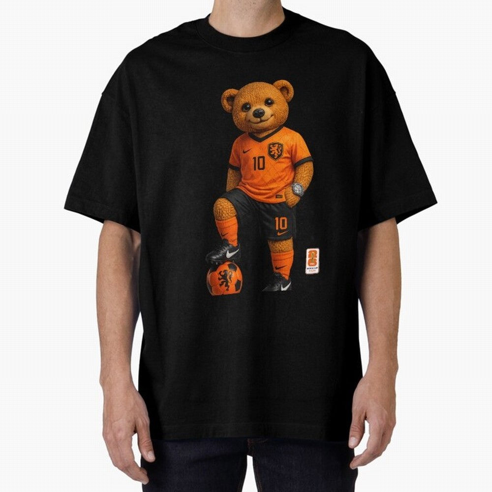 Netherlands Soccer Bear World Cup Teddy Bear Classic T-Shirt Honor the Football Icons of FIFA World Cup 2026 Group Stage Spirit, Filled with England and Germany, Haaland and Mbappe, Fan Favorite Moments, National Team Passion, Big Match Drama and
